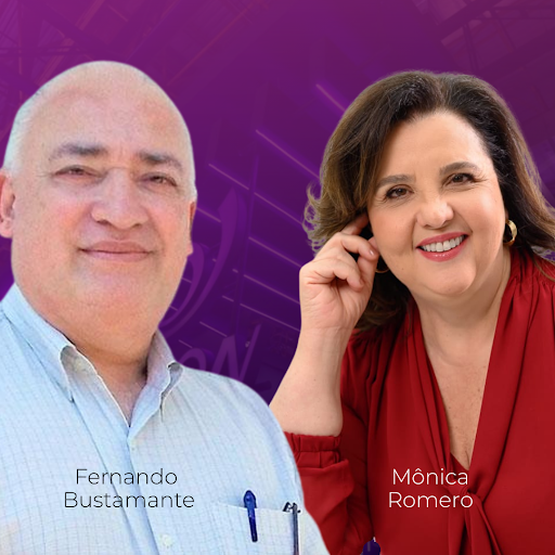 Fernando Bustamante e Mônica Romero